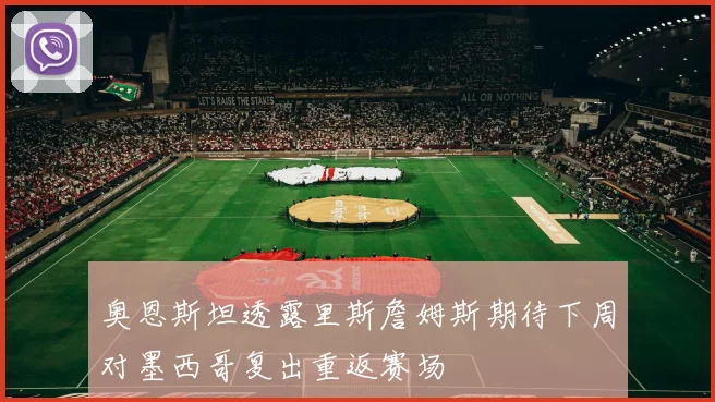 奥恩斯坦透露里斯詹姆斯期待下周对墨西哥复出重返赛场